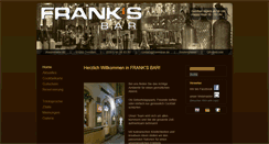 Desktop Screenshot of franksbar.de